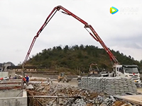 28米農(nóng)用攪拌小型泵車一體機